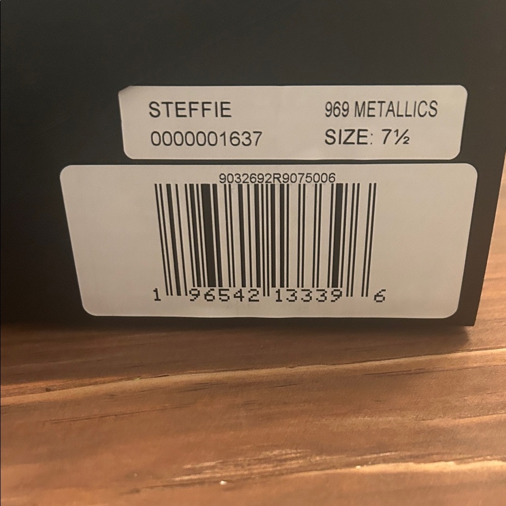 ShuShop Steffie Metallic Women's Shoes NIB 7.5 - Picture 7 of 10
